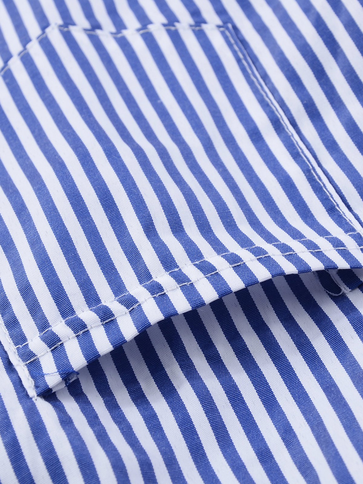 Striped Casual Loose Cotton Blouses